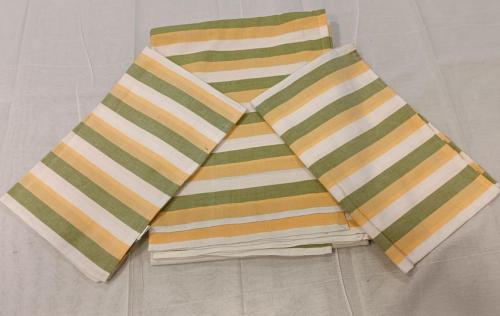 BEDSHEET STRIPE 72X100 2 PILLOW COVER